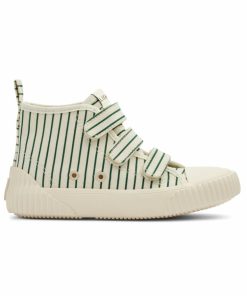 Sko LIEWOOD | Keep Kanvasstovler Stripe Garden Green / Creme De La Creme