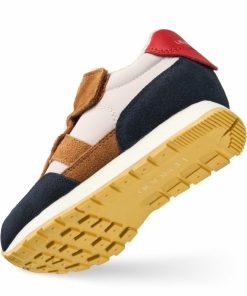 Sko LIEWOOD | Jasper Begynder-Sneakers I Ruskind Classic Navy Multi Mix