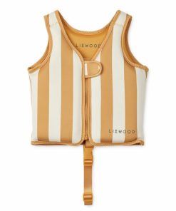 Legetøj LIEWOOD Udendørs Legetøj 2-5 år | Dove Svommevest Stripe Creme De La Creme / Yellow Mellow