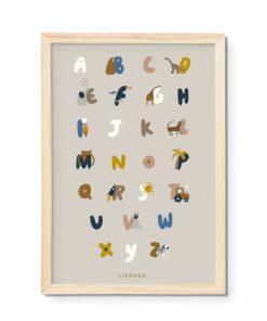 Bolig LIEWOOD Dekoration | Beverly Plakat Alphabet / Sandy