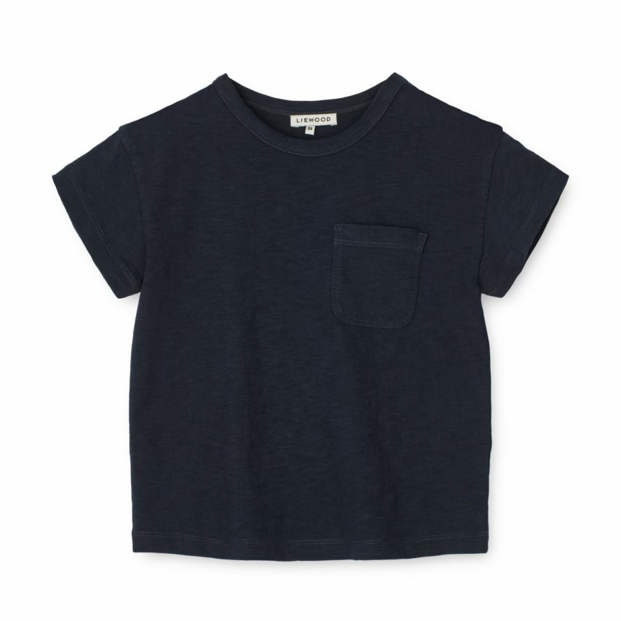 Tøj LIEWOOD Trøjer og Toppe | Dodoma T-Shirt Ss Midnight Navy