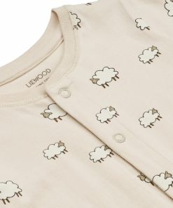 Bolig LIEWOOD Musthaves Til Baby | Birk Pyjamas Jumpsuit Sheep / Sandy