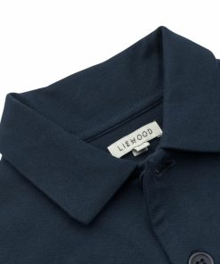 Tøj LIEWOOD Strik & Cardigans | Alke Twill-Cardigan Classic Navy