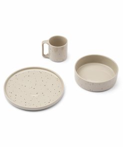 Bolig LIEWOOD Børneservice | Camren Porcelaensstel Splash Dots / Mist