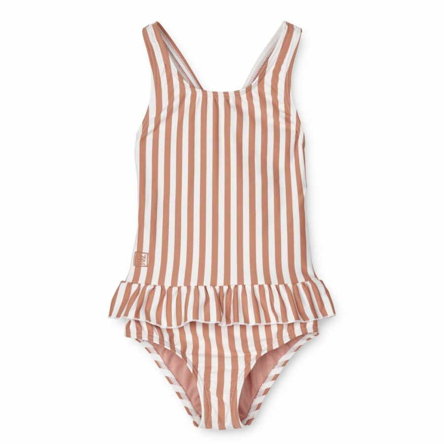 Tøj LIEWOOD Badetøj | Amara Badedragt Y/D Stripe: Tuscany Rose / Creme De La Creme