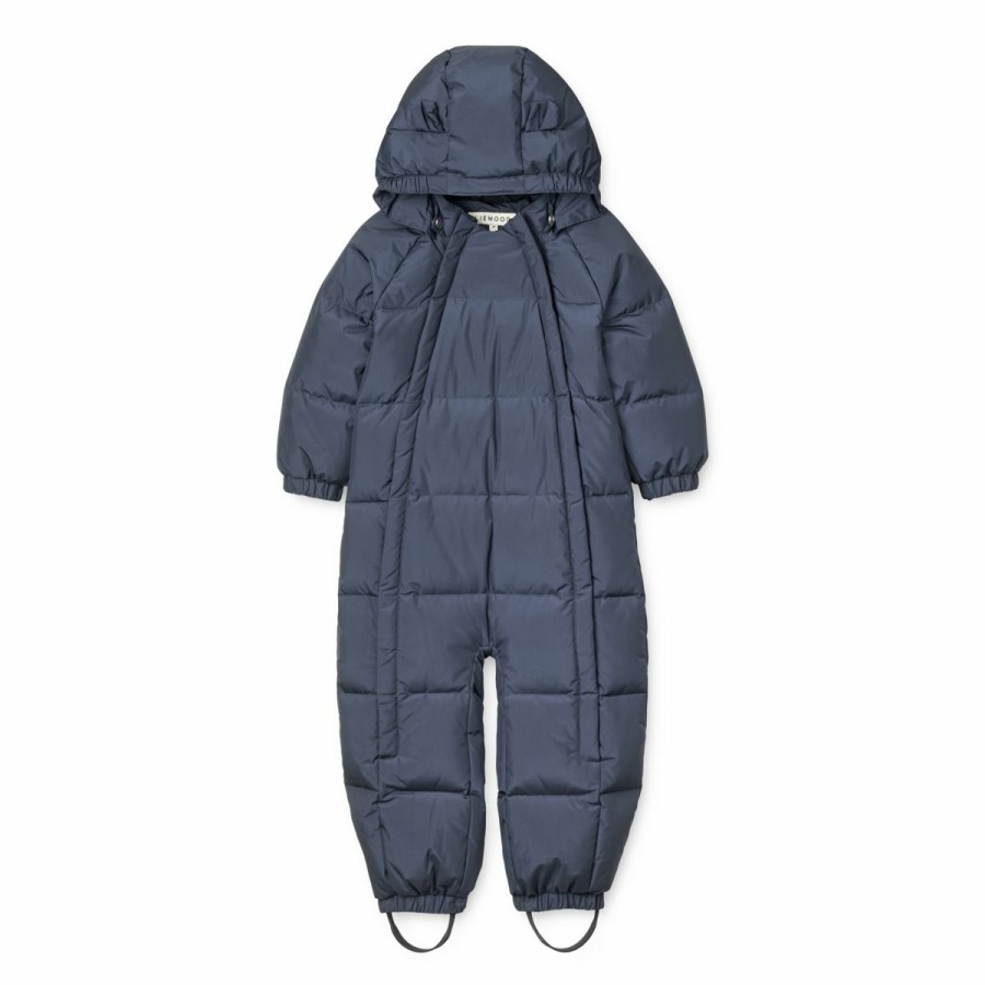 Tøj LIEWOOD Tøj Til Sne Og Ski | Sylvie Baby Flyverdragt Classic Navy