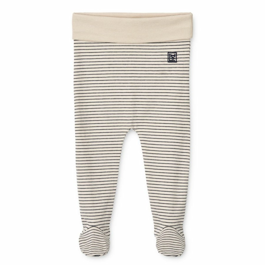 Bolig LIEWOOD Musthaves Til Baby | Facu Leggings, Stribede Y/D Stripe Sandy / Classic Navy