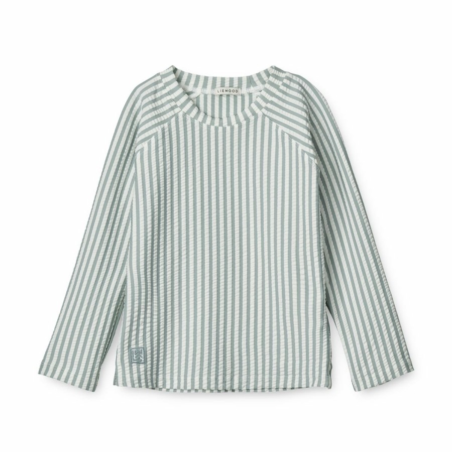 Tøj LIEWOOD Badetøj | Noah Badetroje Y/D Stripe: Sea Blue/White