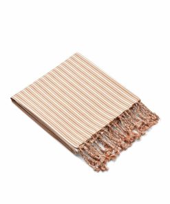 Bolig LIEWOOD Håndklæder | Mona Strandhandklaede Y/D Stripe Tuscany Rose / Creme De La Creme