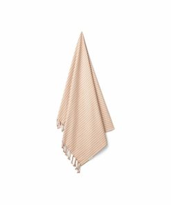 Bolig LIEWOOD Håndklæder | Mona Strandhandklaede Y/D Stripe Tuscany Rose / Creme De La Creme