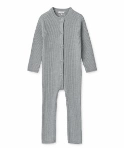 Bolig LIEWOOD Musthaves Til Baby | Igor Merino-Jumpsuit Grey Melange