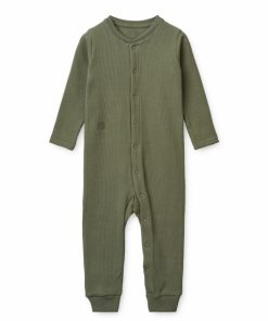 Bolig LIEWOOD Musthaves Til Baby | Birk Pyjamas Jumpsuit Faune Green