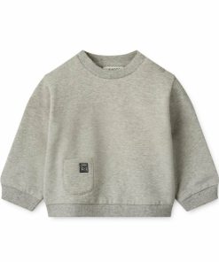 Bolig LIEWOOD Musthaves Til Baby | Lucio Babysweatshirt Light Grey Melange