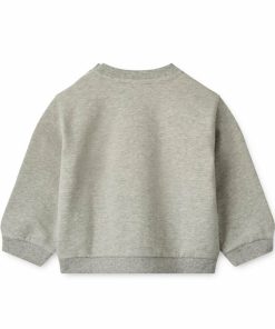 Bolig LIEWOOD Musthaves Til Baby | Lucio Babysweatshirt Light Grey Melange