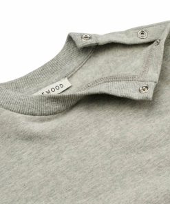 Bolig LIEWOOD Musthaves Til Baby | Lucio Babysweatshirt Light Grey Melange