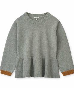 Tøj LIEWOOD Strik & Cardigans | Esme Striktroje Grey Melange