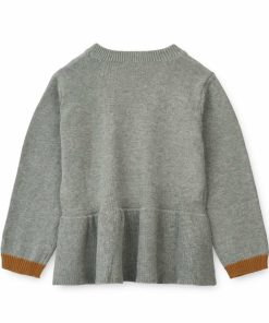 Tøj LIEWOOD Strik & Cardigans | Esme Striktroje Grey Melange