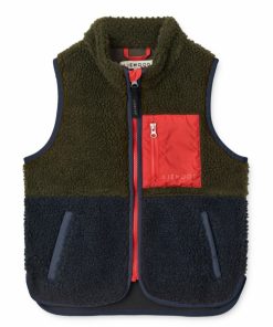 Tøj LIEWOOD Jakker & Veste | Vada Vest Army Brown Mix