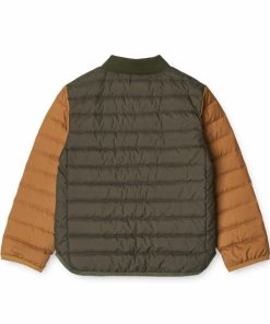 Tøj LIEWOOD Jakker & Veste | Lauge Let Dunjakke Army Brown Mix