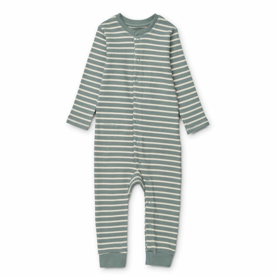 Tøj LIEWOOD Nattøj | Birk Pyjamas Jumpsuit Y/D Stripe: Blue Fog / Sandy