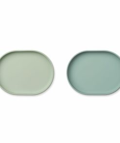 Bolig LIEWOOD Børneservice | Anita Morgenmadstallerken Dusty Mint / Peppermint