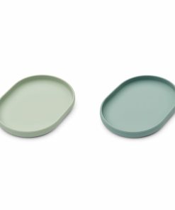 Bolig LIEWOOD Børneservice | Anita Morgenmadstallerken Dusty Mint / Peppermint