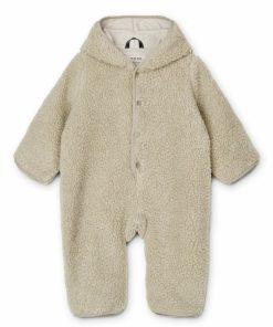 Tøj LIEWOOD Pile & Fleece | Fraser Babyjumpsuit I Fleece Mist