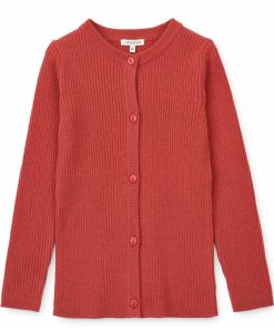 Tøj LIEWOOD Strik & Cardigans | Randi Merinocardigan Aurora Red