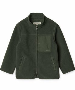 Tøj LIEWOOD Jakker & Veste | April Fleecejakke Hunter Green