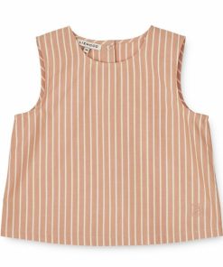 Tøj LIEWOOD Trøjer og Toppe | Delphia Y/D Stribet Top Y/D Stripes Tuscany Rose /Creme De La Creme