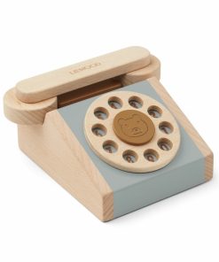 Legetøj LIEWOOD Rollelegetøj | Selma Klassisk Telefon Blue Fog Multi Mix