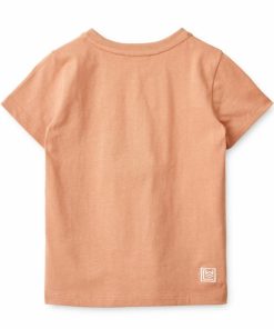 Tøj LIEWOOD Trøjer og Toppe | Apia T-Shirt Med Print Ss Peach / Tuscany Rose