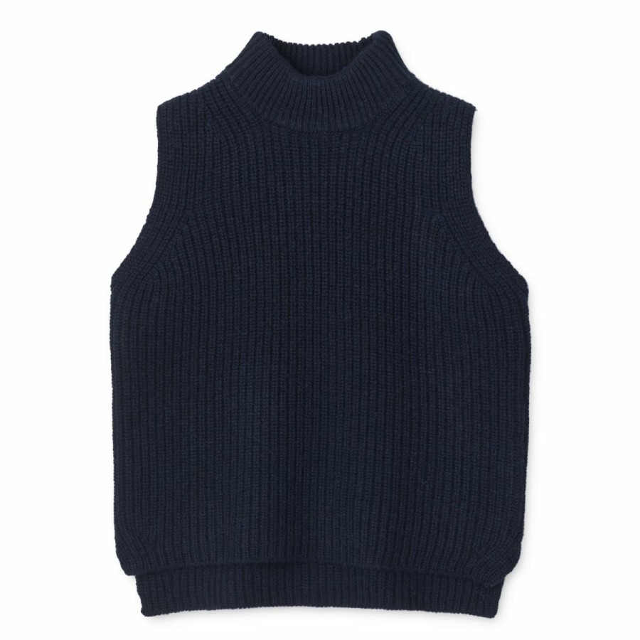 Tøj LIEWOOD Strik & Cardigans | Glory Vest Top Classic Navy