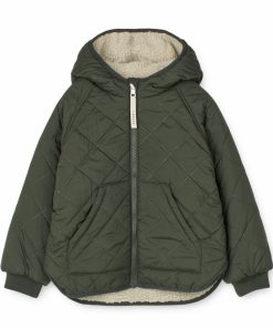 Tøj LIEWOOD Jakker & Veste | Jackson Vendbar Fleecejakke Hunter Green / Mist