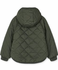 Tøj LIEWOOD Jakker & Veste | Jackson Vendbar Fleecejakke Hunter Green / Mist