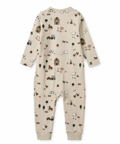 Bolig LIEWOOD Musthaves Til Baby | Birk Pyjamas Jumpsuit Farm / Sandy