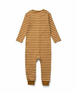 Tøj LIEWOOD Nattøj | Birk Pyjamas Jumpsuit Y/D Stripe: Golden Caramel / Sandy