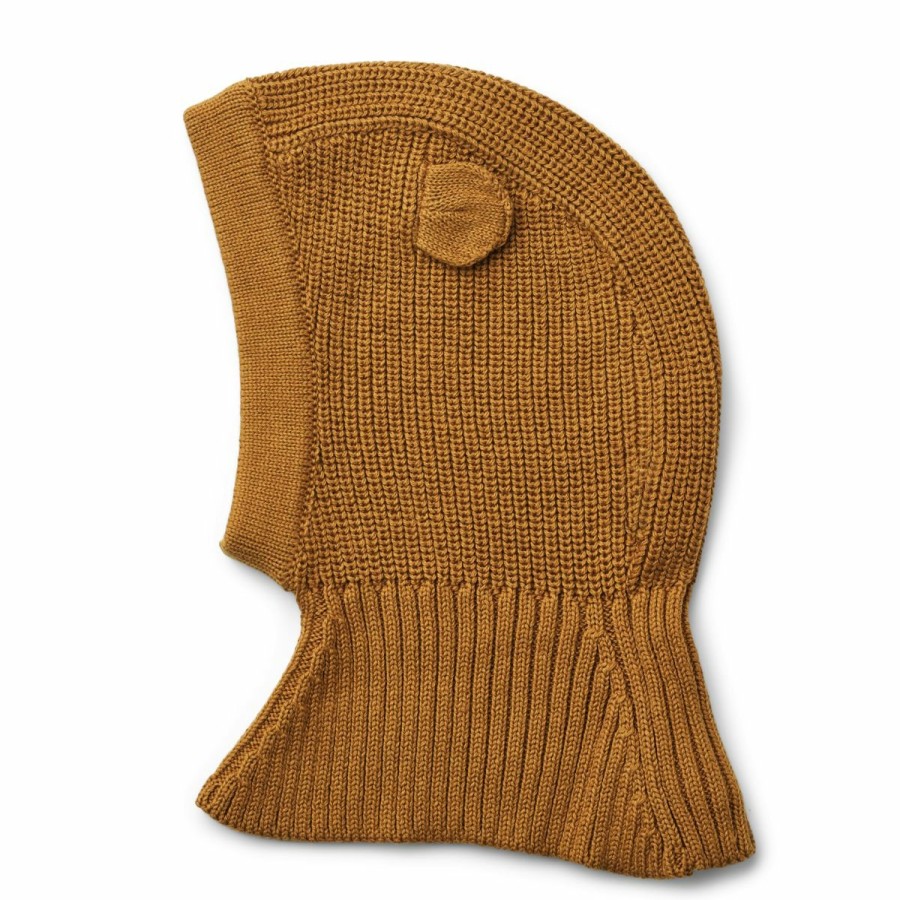 Tøj LIEWOOD Huer | Hannibal Balaclava Mr Bear Golden Caramel