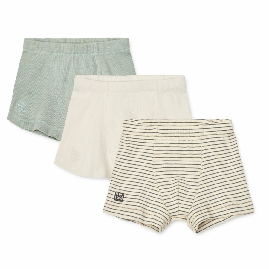 Tøj LIEWOOD Undertøj | Felix Boxershorts 3-Pak Sea Blue Mix