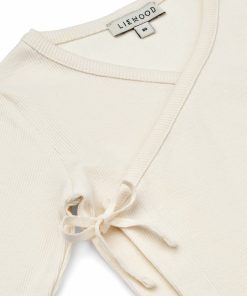 Bolig LIEWOOD Musthaves Til Baby | Tadeo Sla Om-Cardigan I Ribstrik Creme De La Creme