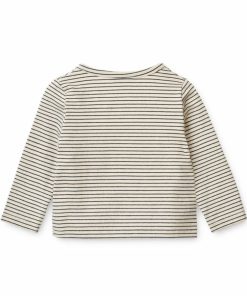 Bolig LIEWOOD Musthaves Til Baby | Tadeo Sla Om-Cardigan Med Striber Y/D Stripe Sandy / Classic Navy