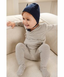 Bolig LIEWOOD Musthaves Til Baby | Tadeo Sla Om-Cardigan Med Striber Y/D Stripe Sandy / Classic Navy