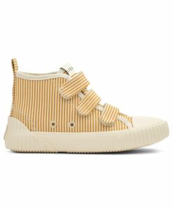 Sko LIEWOOD | Keep Kanvasstovler Stripe Yellow Mellow / Cremede La Creme