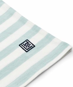 Tøj LIEWOOD Trøjer og Toppe | Apia Y/D Stribet T-Shirt Ss Y/D Stripe: Sea Blue/White