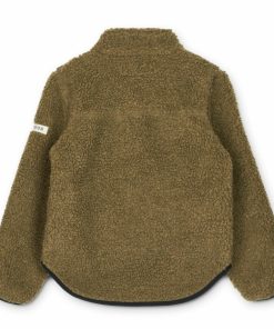 Tøj LIEWOOD Pile & Fleece | Nolan Fleecejakke Khaki Black Mix