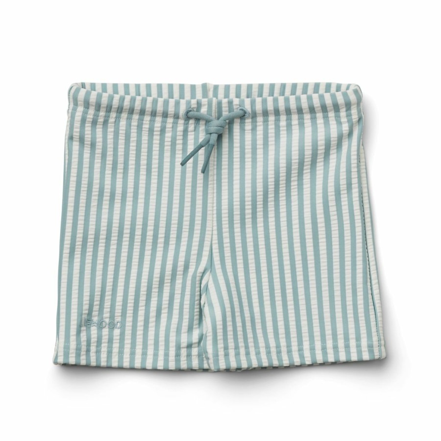 Tøj LIEWOOD Badetøj | Otto Badebukser Y/D Stripe: Sea Blue/White