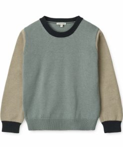 Tøj LIEWOOD Strik & Cardigans | Omaha Jumper Whale Blue Mix