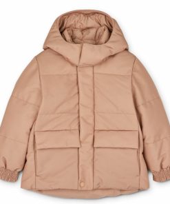 Tøj LIEWOOD Jakker & Veste | Paloma Puffer Jakke Dark Rose Multi Mix