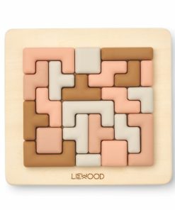 Legetøj LIEWOOD Spil & Kreativitet | Lonzo Puslespil 28-Pak Tuscany Rose Multi Mix