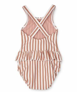 Tøj LIEWOOD Badetøj | Amina Babybadedragt Y/D Stripe: Tuscany Rose / Creme De La Creme